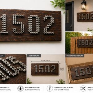 Custom House Number Sign